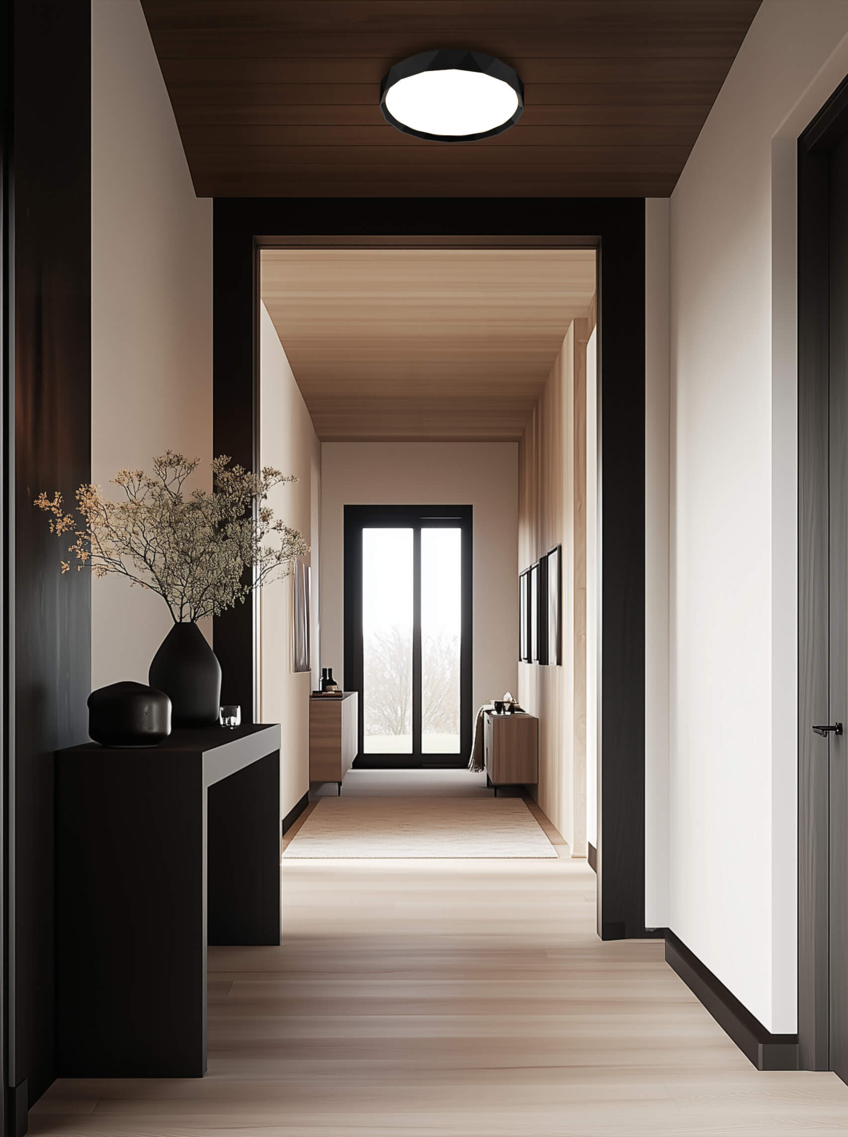 DVI LIGHTING DAWSON 5 LED 15" FLUSH MOUNT MATTE BLACK DVP44138MB-5CCT quebec city