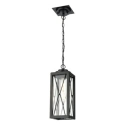 DVI LIGHTING COUNTRY FAIR PENDANT BLACK DVP43375BK-CL niagara