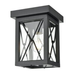 DVI LIGHTING COUNTRY FAIR FLUSH MOUNT BLACK DVP43374BK-CL newmarket