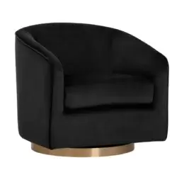 SUNPAN HAZEL SWIVEL LOUNGE CHAIR BLACK SKY 104003 mississauga