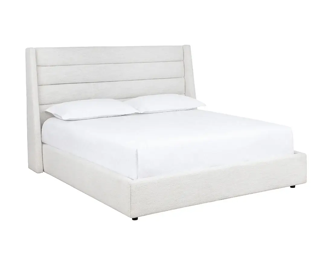 SUNPAN EMMIT BED KING MERINO PEARL 110096 belleville