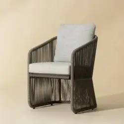 SUNPAN Allariz Dining Armchair Warm Grey 111154 caledon