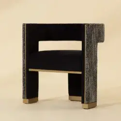 SUNPAN Adamina Dining Armchair Black 112127 burlington