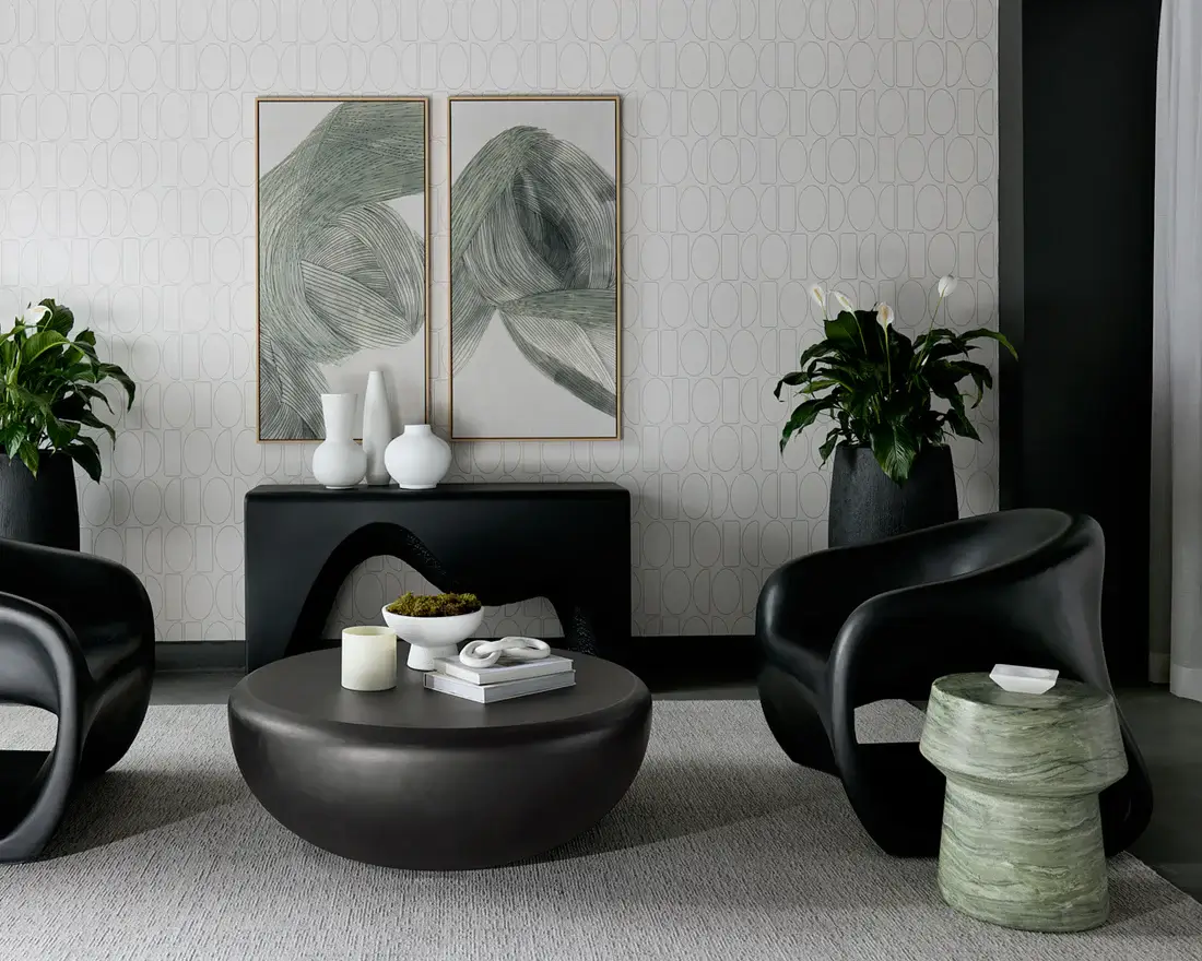 SUNPAN BRIE END TABLE - MARBLE LOOK - SAGE 112581 toronto