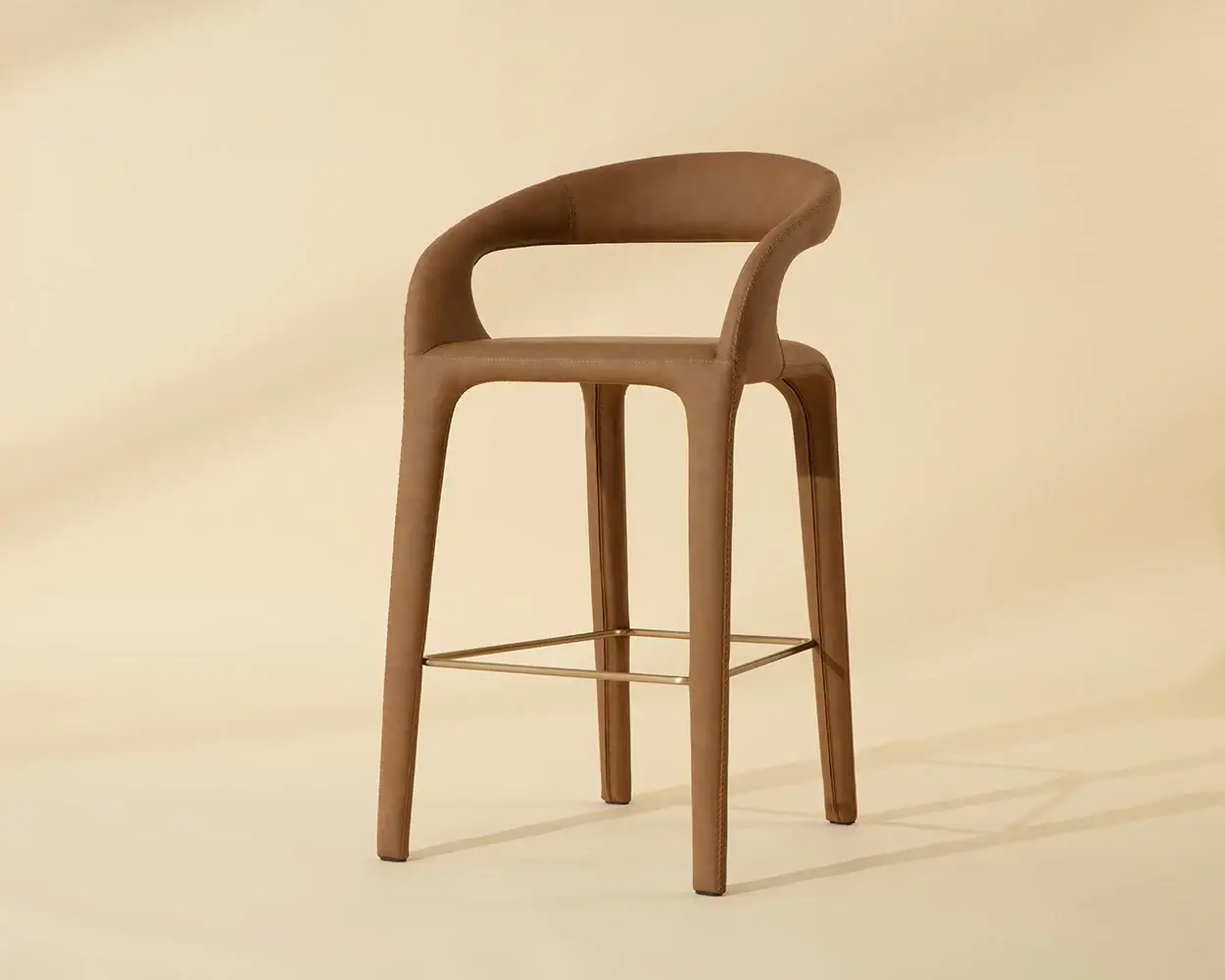 SUNPAN ATIKA BARSTOOL - MILLIKEN COGNAC 112760 oakville