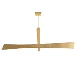 CWI LIGHTING SOLARA LED 72" BRASS CHANDELIER 1717P72-624 montreal