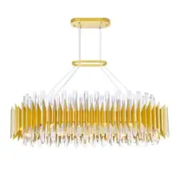 CWI LIGHTING CITYSCAPE 20 LT 39" SATIN GOLD CHANDELIER 1247P39-20-602-O perth