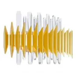 CWI LIGHTING CITYSCAPE 7 LT 24" SATIN GOLD VANITY 1247W24-7-602 vancouver