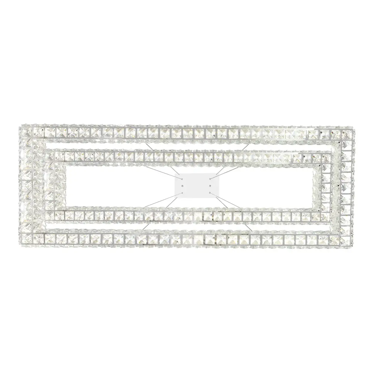 CWI LIGHTING FELICITY LED 2-TIER CHROME CHANDELIER 1084P52-601-RC-2C ottawa
