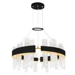 CWI LIGHTING GUADIANA LED BLACK CHANDELIER 1246P32-101 monton