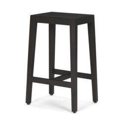 MERCANA COLONY 25" WOODEN STOOL BLACK BROWN 71133 edmonton