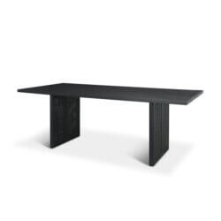 MERCANA GRIER 84" CANE DINING TABLE BLACK 71144 burlington