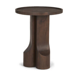 MERCANA CAYSON SCULPTURAL ROUND ACCENT TABLE 71212 montreal
