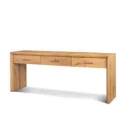 MERCANA BELFORD LIGHT BROWN OAK CONSOLE TABLE 71233 toronto