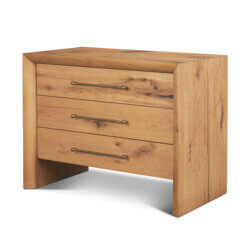 MERCANA BELFORD LIGHT BROWN OAK NIGHTSTAND 71235 belleville