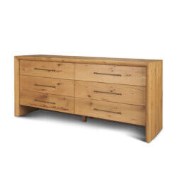 MERCANA BELFORD LIGHT BROWN OAK DRESSER 71237 caledon