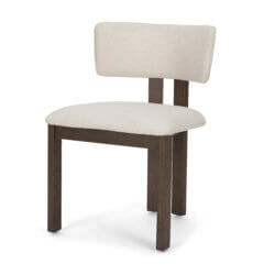 MERCANA SOHO OPEN BACK DINING CHAIR CREAM SET OF TWO 71249 port perry