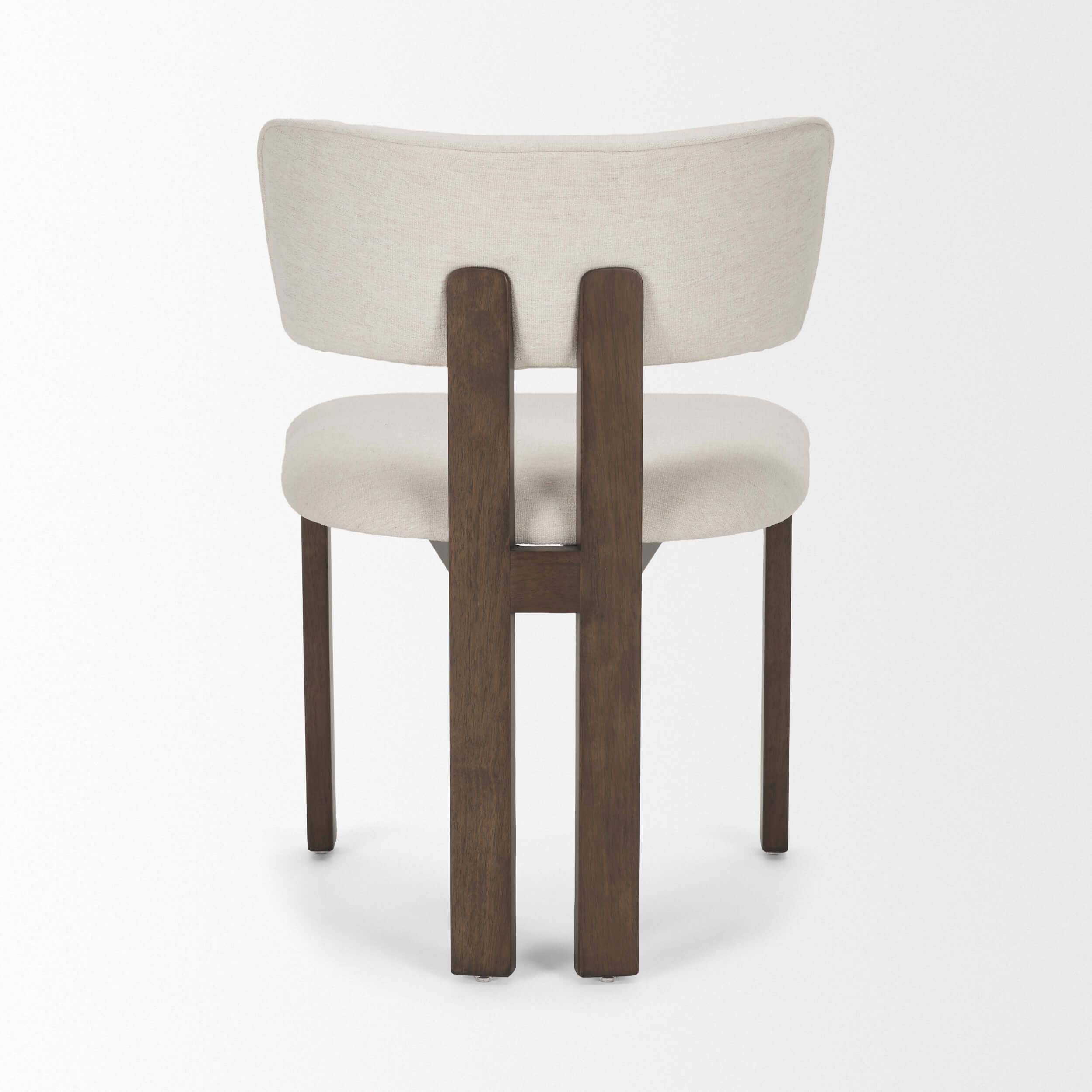 MERCANA SOHO OPEN BACK DINING CHAIR CREAM SET OF TWO 71249 port perry