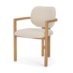 MERCANA CARLISLE CREAM CHENILLE DINING ARMCHAIR 71256 ottawa