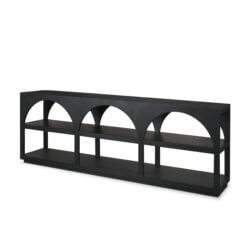 MERCANA BELA ARCHED CONSOLE TABLE BLACK 71139 aurora