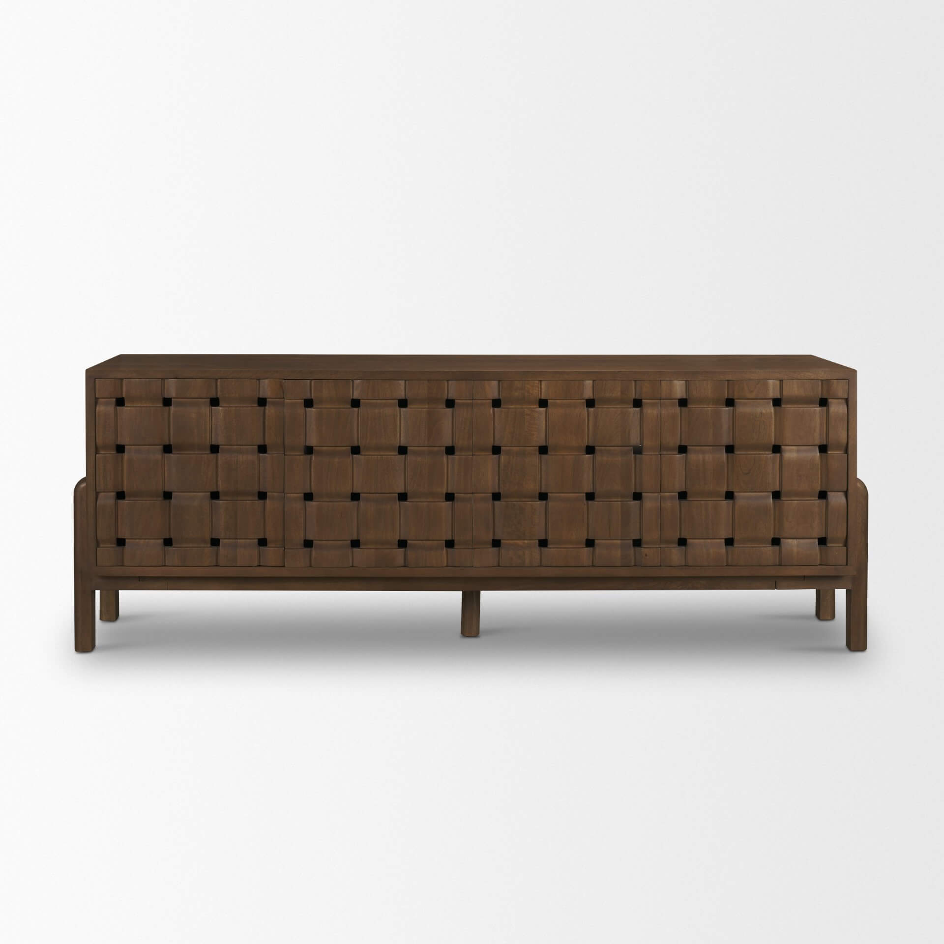 MERCANA TRELLYN DARK BROWN 4 DOOR SIDEBOARD 71294 kelowna