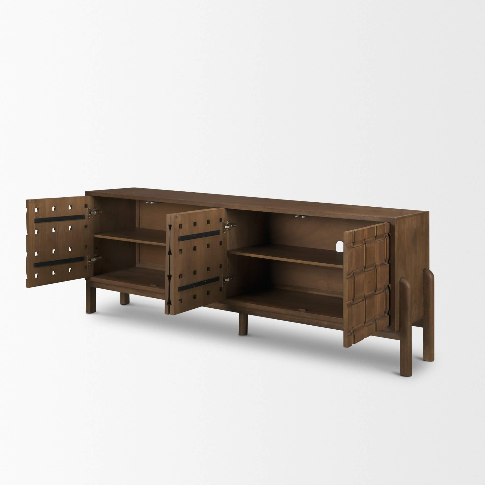 MERCANA TRELLYN DARK BROWN 4 DOOR SIDEBOARD 71294 kelowna