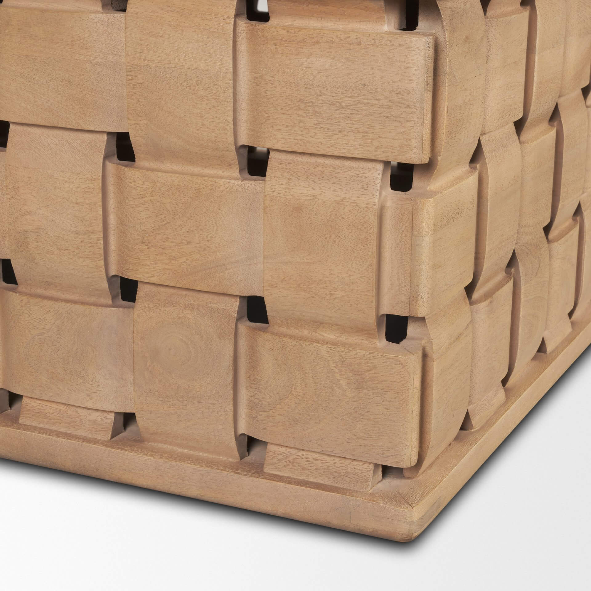 MERCANA TRELLYN LIGHT BROWN WOVEN BASE COFFEE TABLE 71297 edmonton