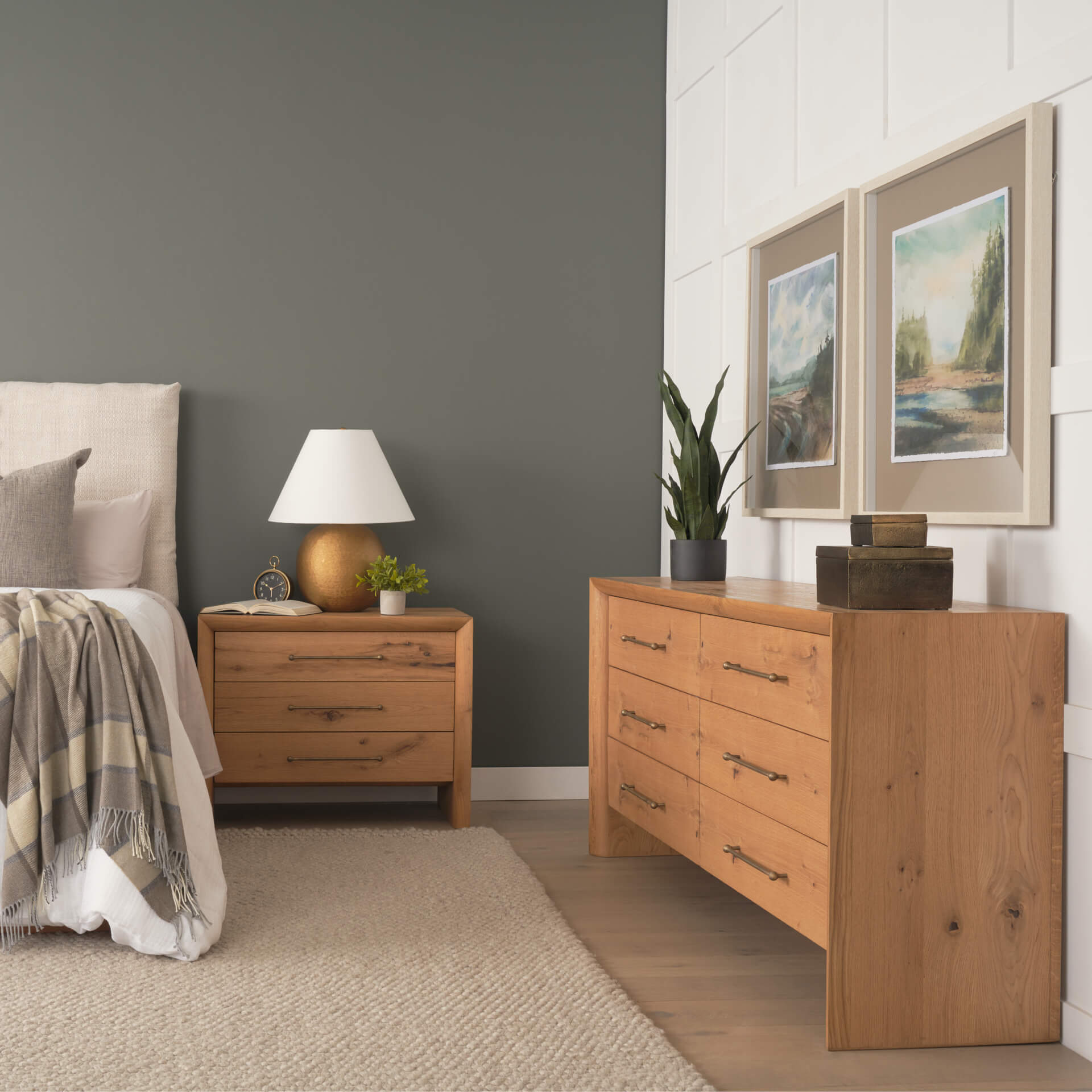 MERCANA BELFORD LIGHT BROWN OAK DRESSER 71237 caledon