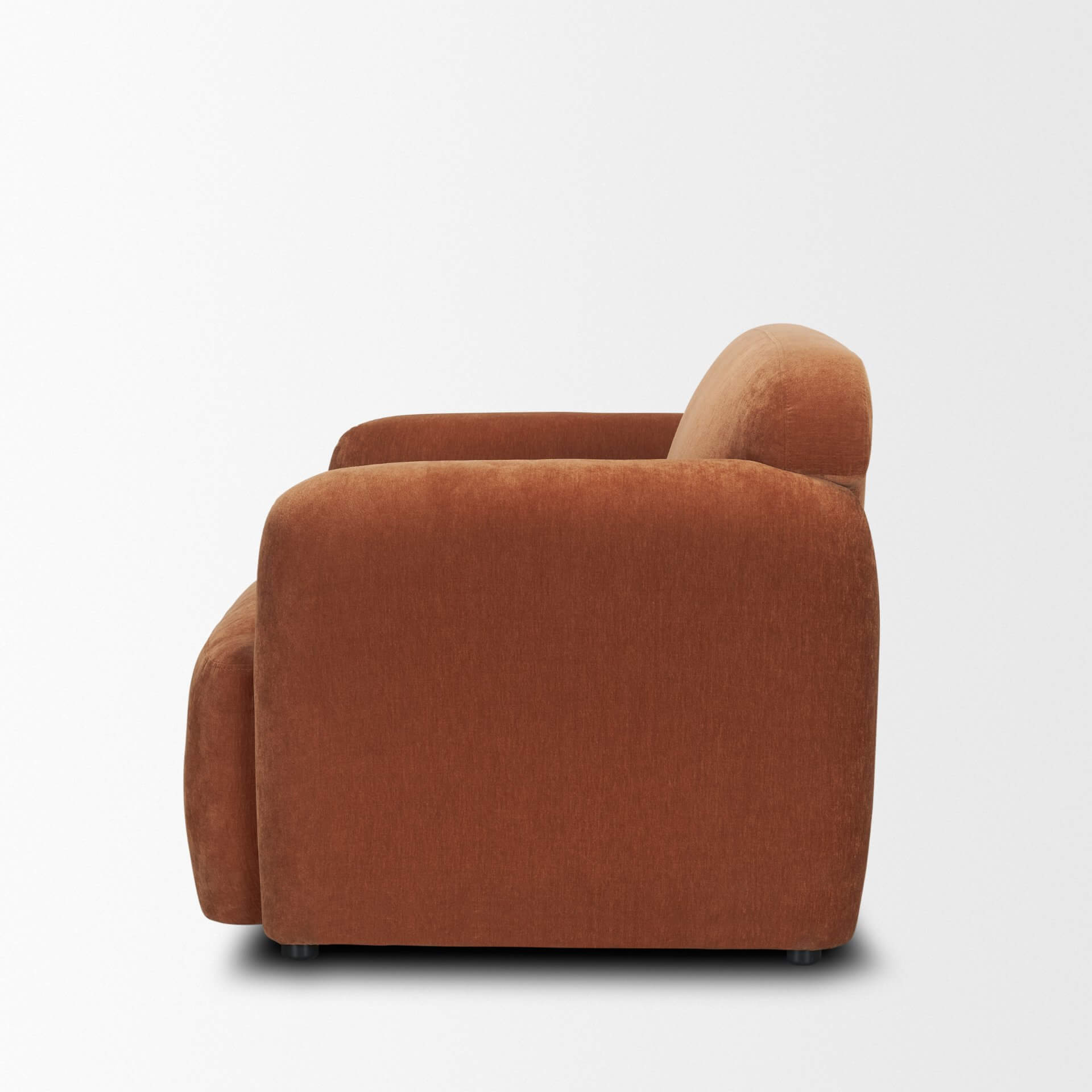 MERCANA SAGA RUST CHENILLE CHAIR 71197 montreal