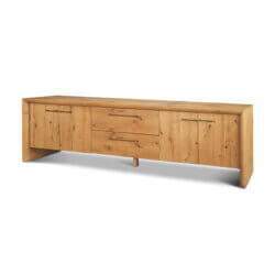 MERCANA BELFORD LIGHT BROWN OAK MEDIA CONSOLE 71230 montreal