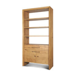 MERCANA BELFORD LIGHT BROWN OAK SHELVING UNIT 71232 kelowna