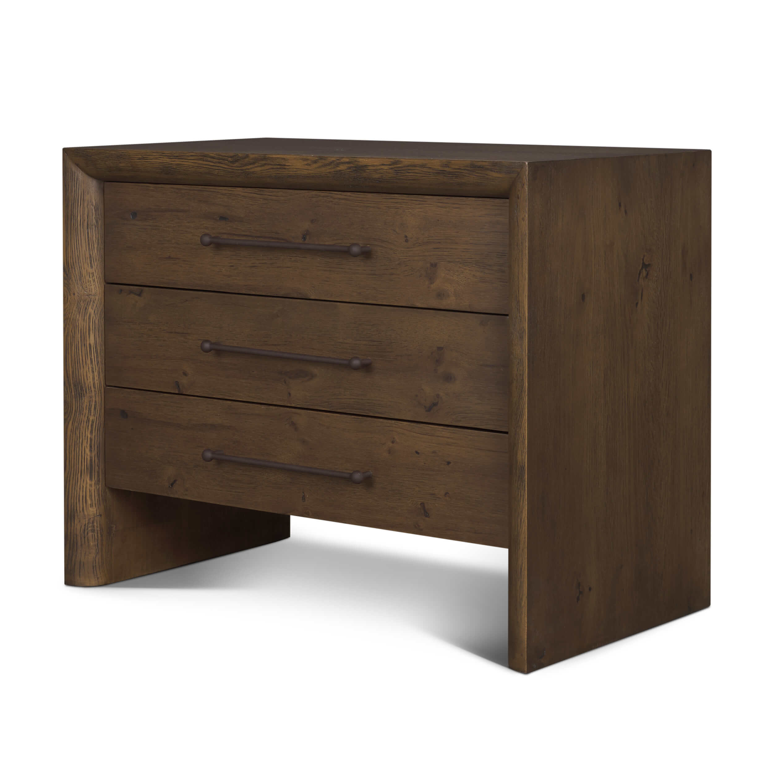 MERCANA BELFORD DARK BROWN OAK NIGHTSTAND 71236 mississauga