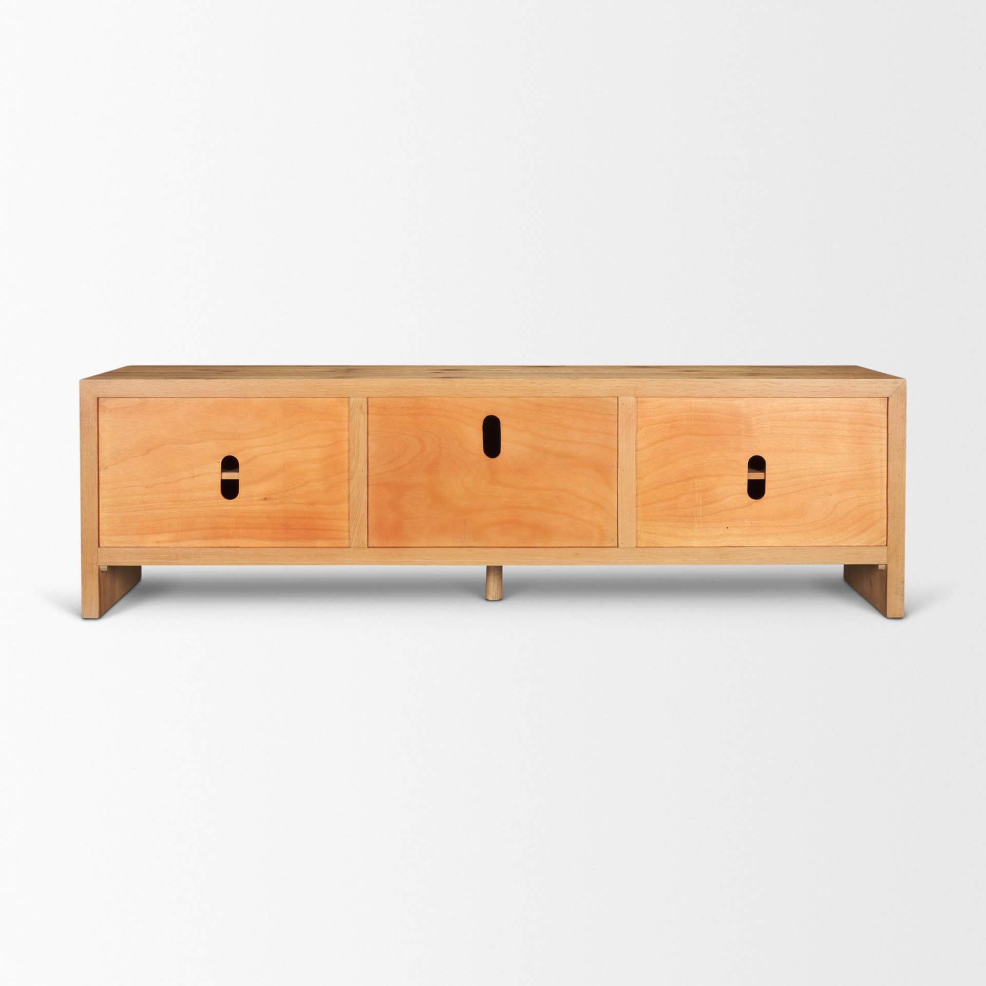 MERCANA BELFORD LIGHT BROWN OAK MEDIA CONSOLE 71230 montreal