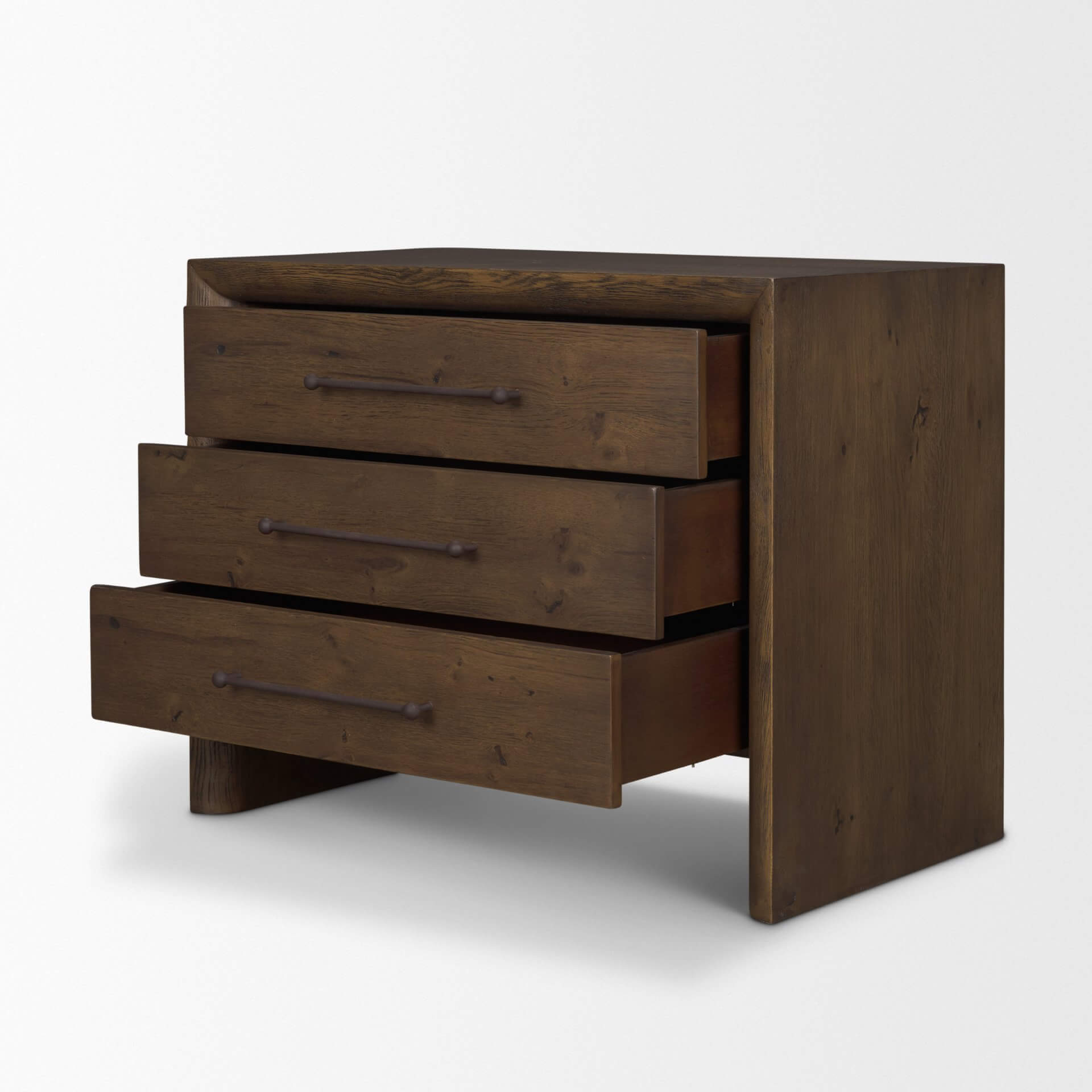 MERCANA BELFORD DARK BROWN OAK NIGHTSTAND 71236 mississauga
