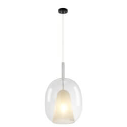 ARTCRAFT DUSK PENDANT CLEAR GLASS AC11219CL port perry