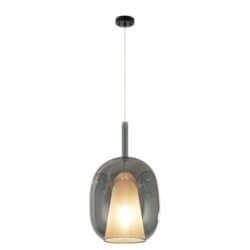 ARTCRAFT DUSK PENDANT SMOKE GLASS AC11219SM kingston