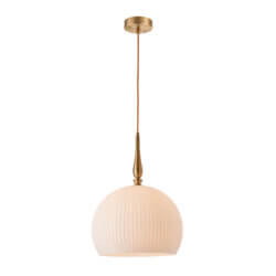 ARTCRAFT KATE 1 LIGHT PENDANT BRASS AC12110BR montreal