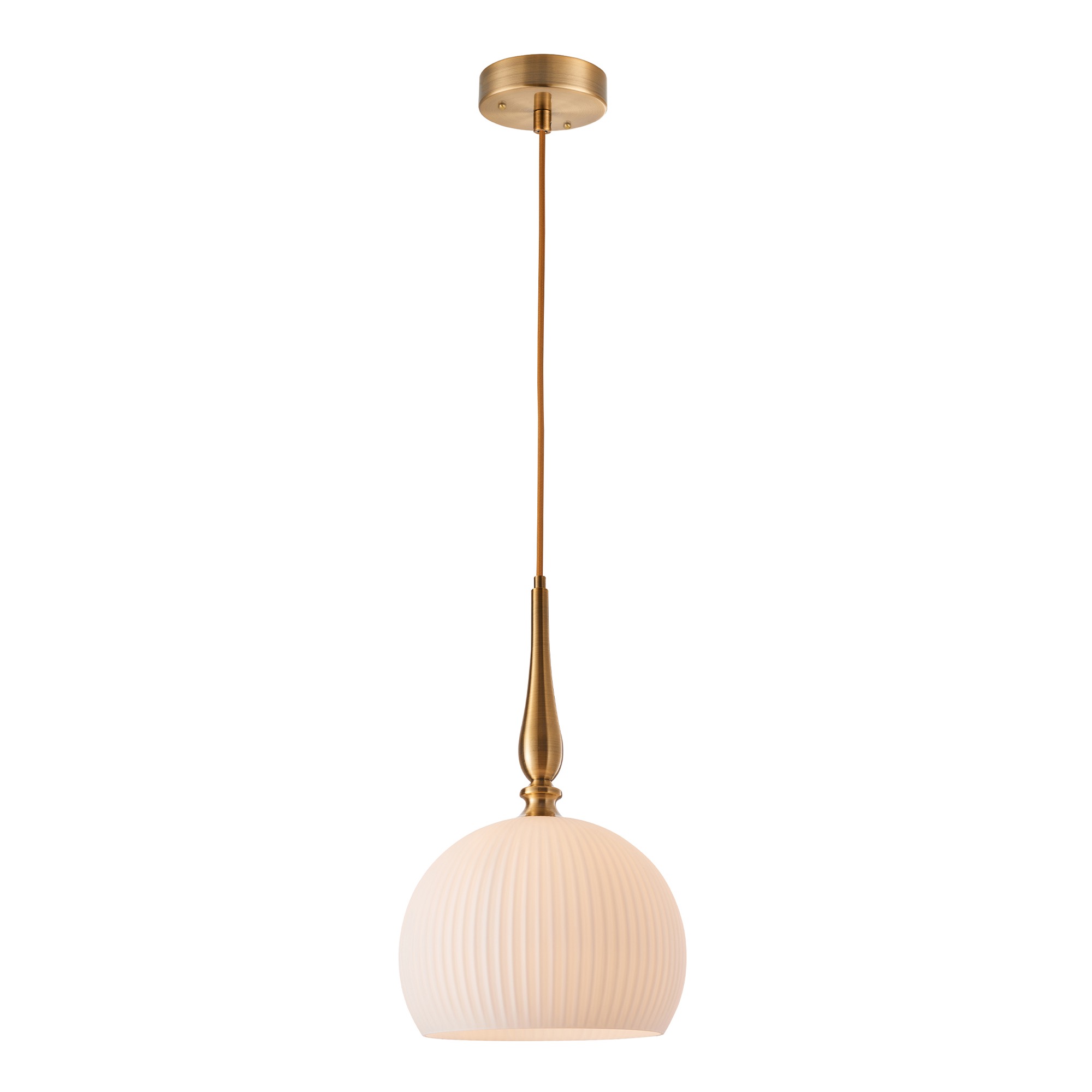 ARTCRAFT KATE 1 LIGHT PENDANT BRASS AC12111BR quebec city