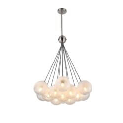 ARTCRAFT MOONLIGHT 12LT CHANDELIER AC12242SN edmonton