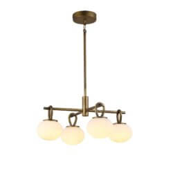 ARTCRAFT VELORA 4 LT CHANDELETTE LED AC12256LB niagara
