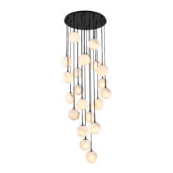 ARTCRAFT NIGHTFALL 21LT CHANDELIER AC12281BK vaughan
