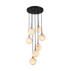 ARTCRAFT NIGHTFALL 7LT CHANDELIER AC12287BK vancouver
