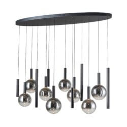 ARTCRAFT MODELLA 14LT CHANDELIER LED AC5004BK montreal