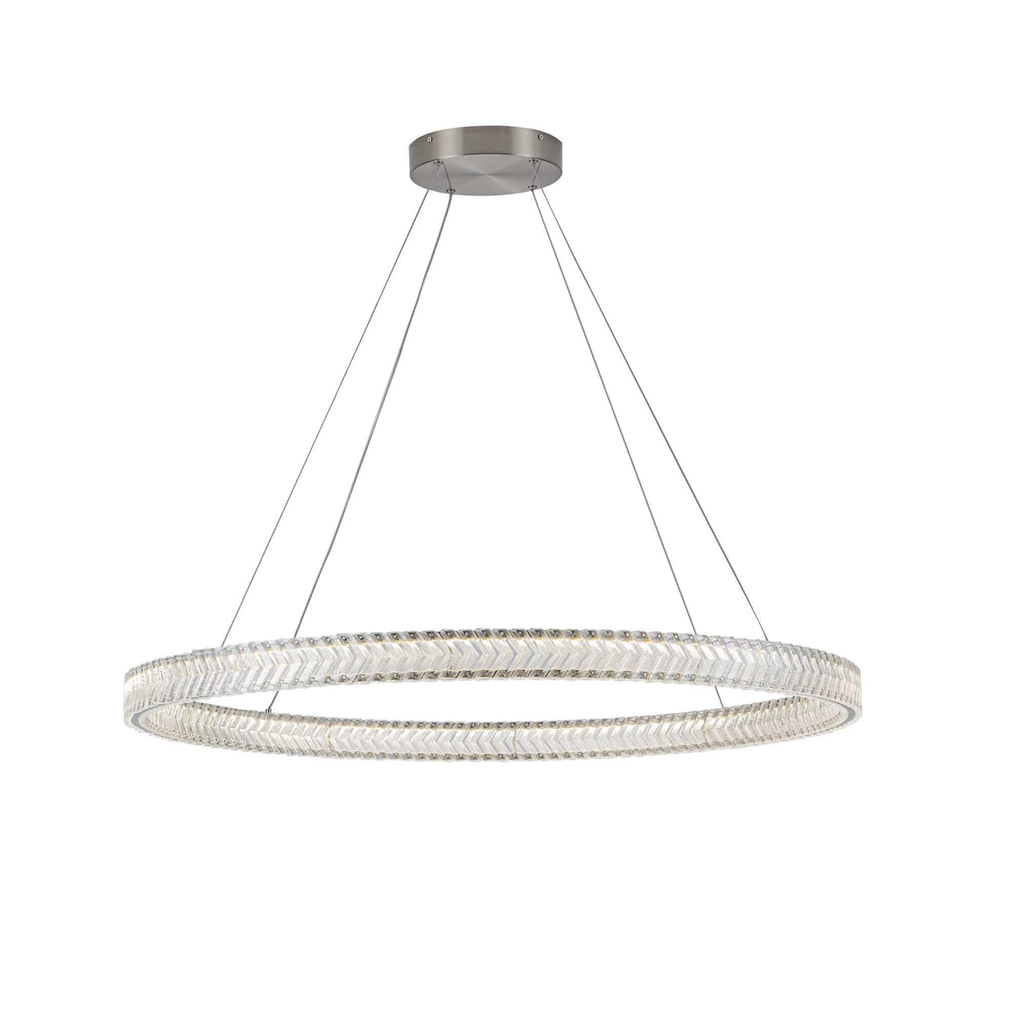 ARTCRAFT CHEVRON PENDANT 40" LED AC5053BN london
