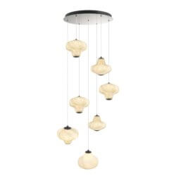 ARTCRAFT SOLARA 7 LT CHANDELIER LED AC5087GR king city