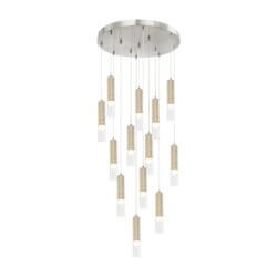 ARTCRAFT ZARA 13 LT CHANDELIER LED AC5104BN burlington