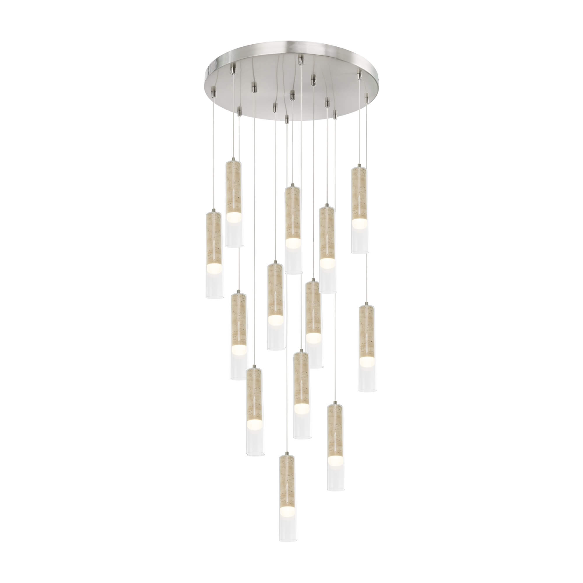 ARTCRAFT ZARA 13 LT CHANDELIER LED AC5104BN burlington