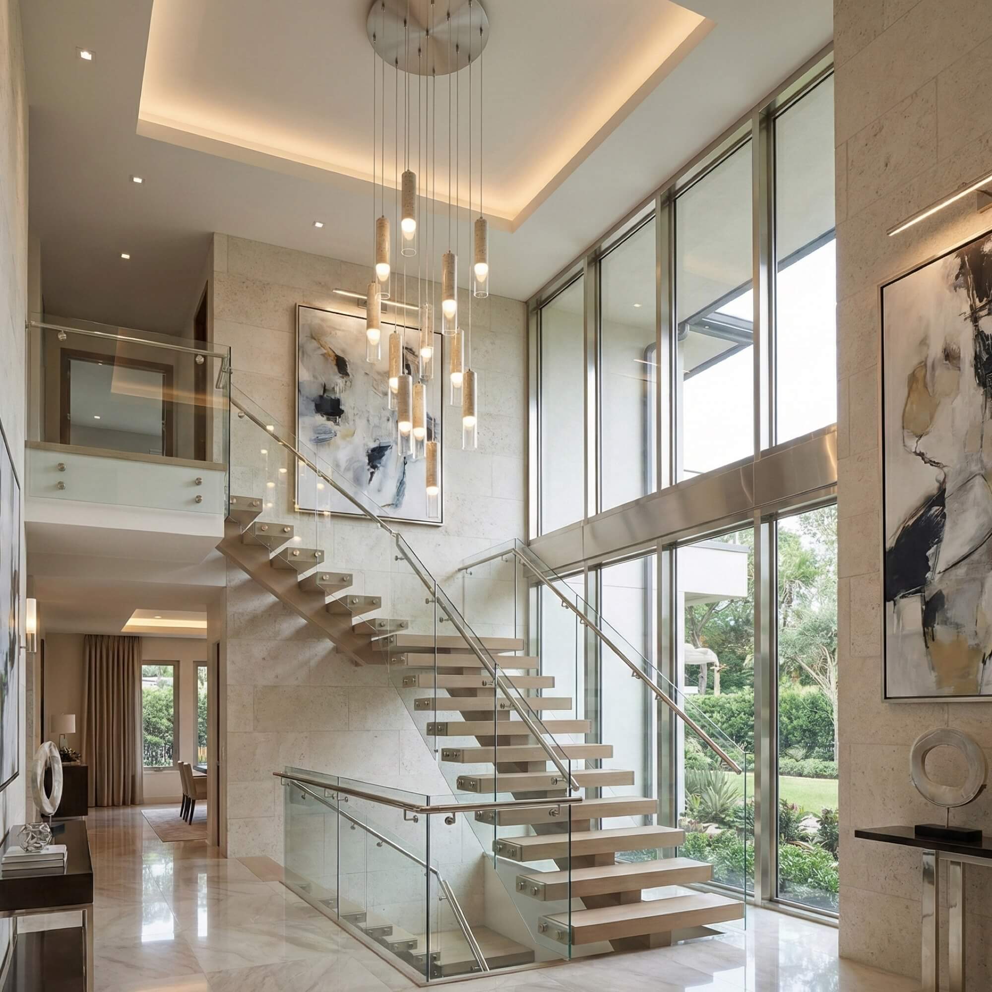 ARTCRAFT ZARA 13 LT CHANDELIER LED AC5104BN burlington