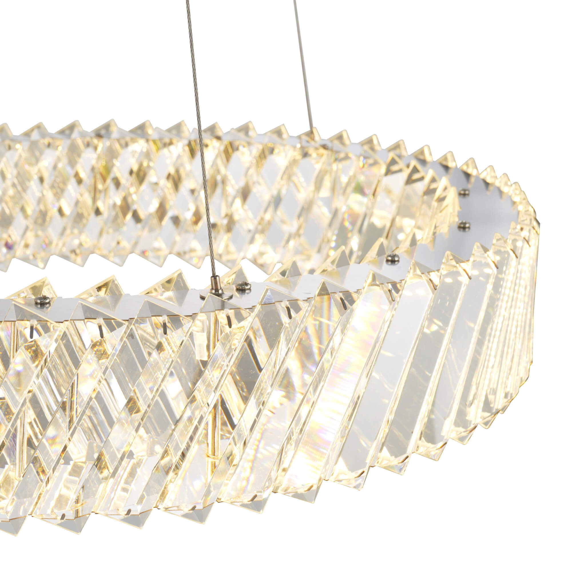 ARTCRAFT ALYA CHANDELIER SMALL LED AC5130PN niagara
