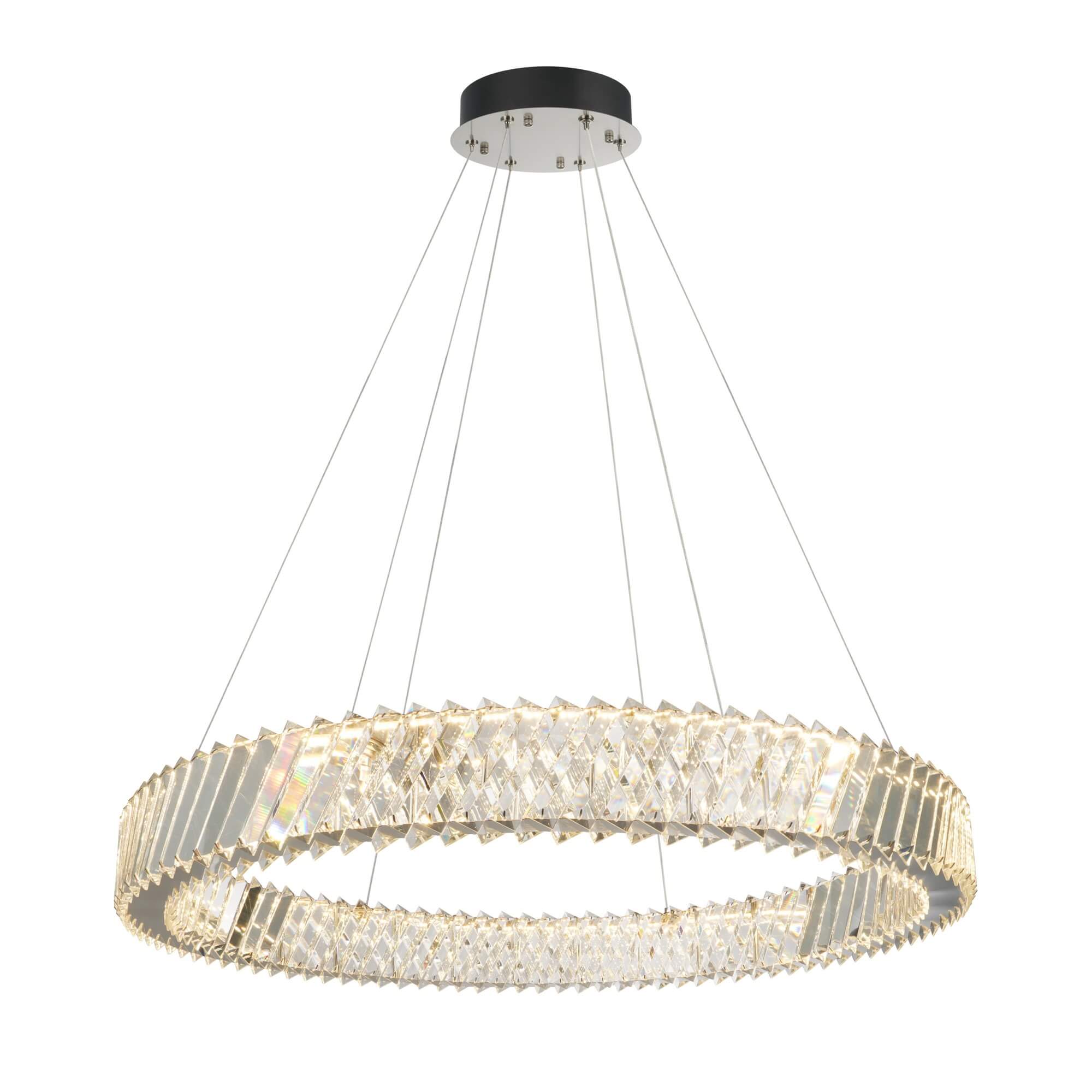 ARTCRAFT ALYA CHANDELIER LARGE LED AC5132PN godridge